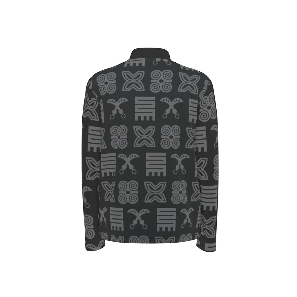 Half Zip Pullover Adinkra Print