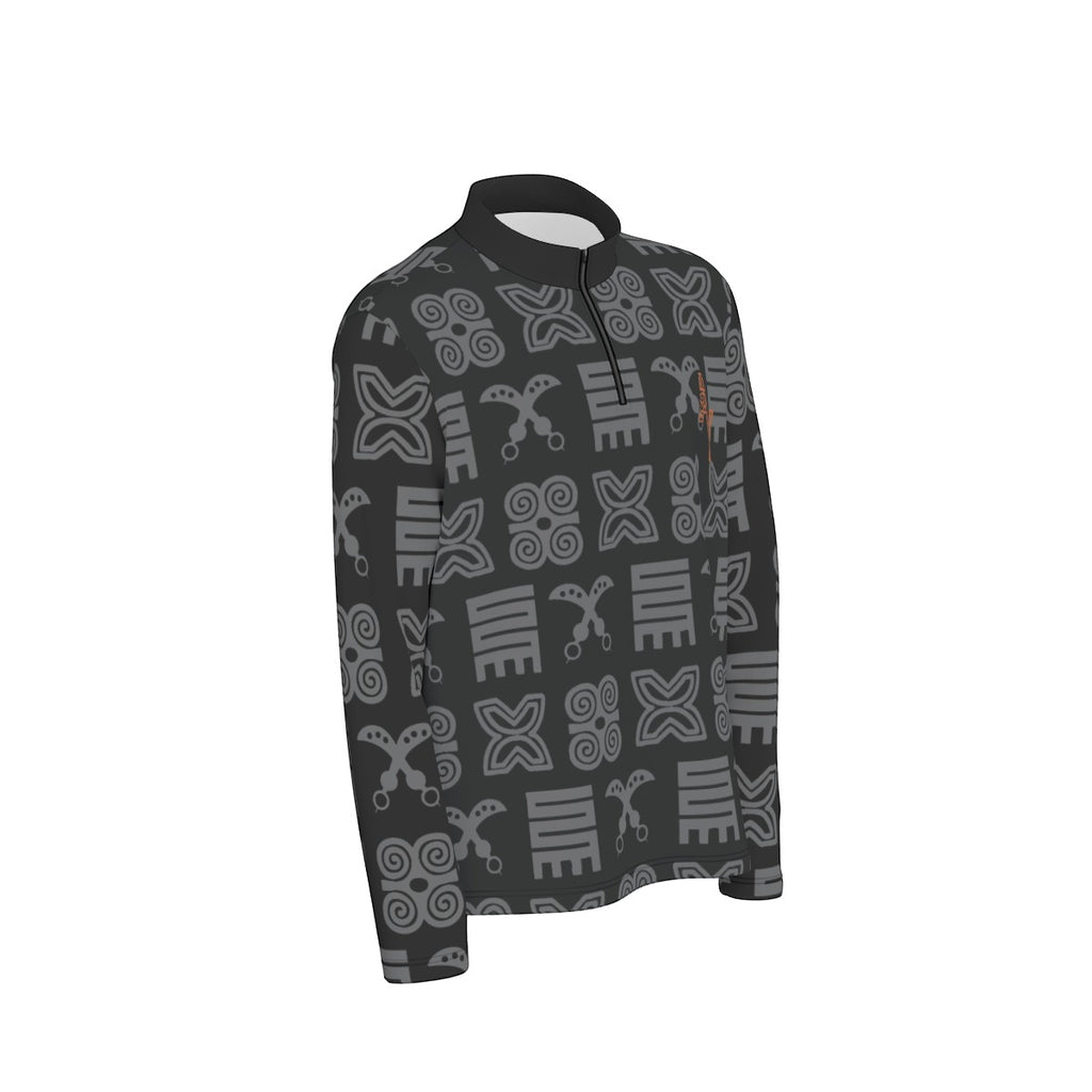 Half Zip Pullover Adinkra Print